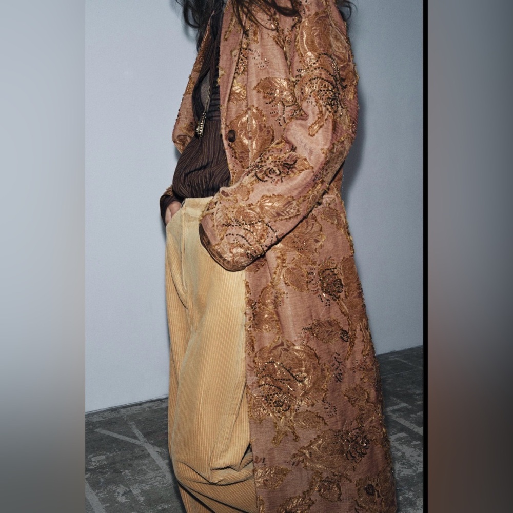 Zara beaded coat - Picture 2 of 7